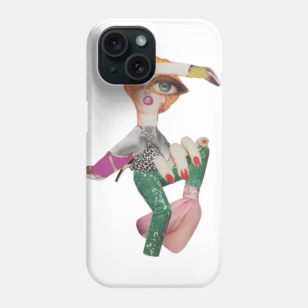 Fashion Monster Girl Phone Case by Luca Mainini