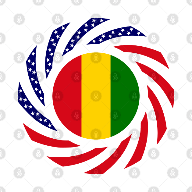 Guinean American Multinational Patriot Flag Series by Village Values