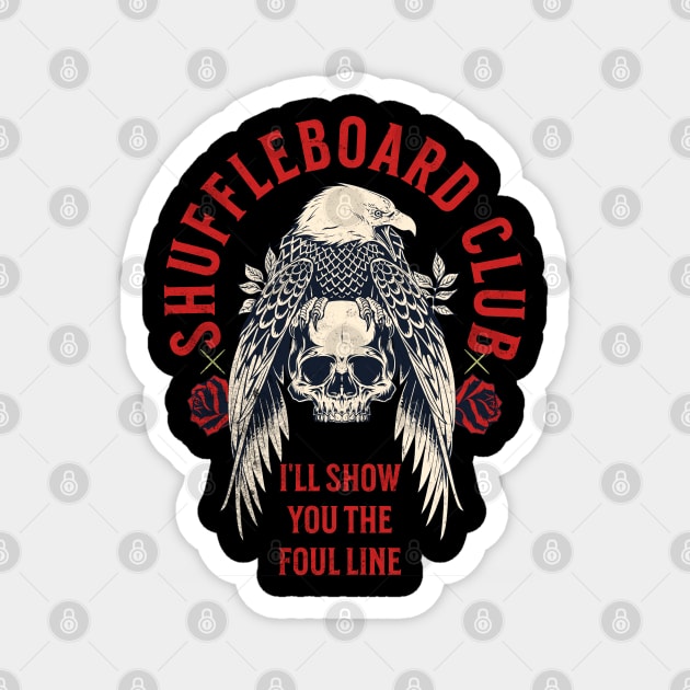 SHUFFLEBOARD STUD Magnet by Farm Road Mercantile 