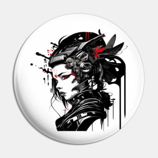 Cyberpunk Maiko Pin