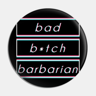 RPG Class Design - 'Bad B*tch Barbarian' Pin