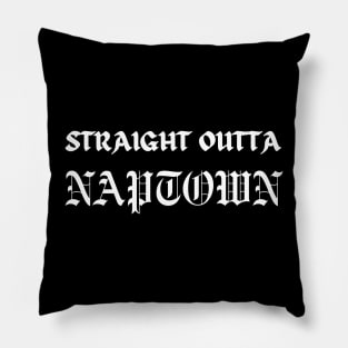 Straight Outta Naptown Indianpolis Indiana Compton Parody Pillow