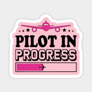 Pilot In Progress Magnet