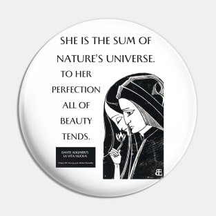 Dante Alighieri's La Vita Nuova Love Quote Pin