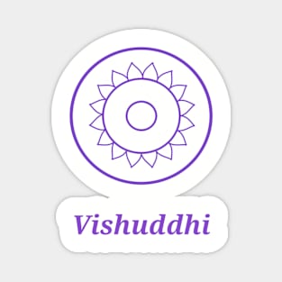 ArtStation66 - Yoga Symbol Chakra Design - Vishuddhi Throat Chakra Magnet