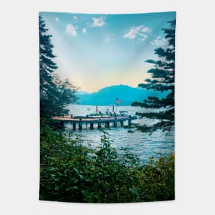 Donner- Lake Tahoe Cabin Tapestry