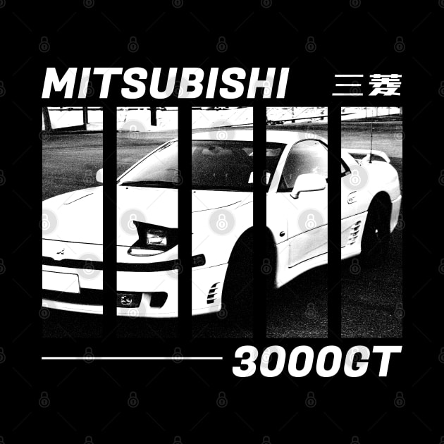 MITSUBISHI 3000GT Black 'N White 3 (Black Version) by Cero