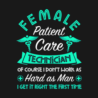 Patient Care Technician Wife Girlfriend PCT T-Shirt