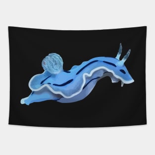 Blue Sea Slug Tapestry