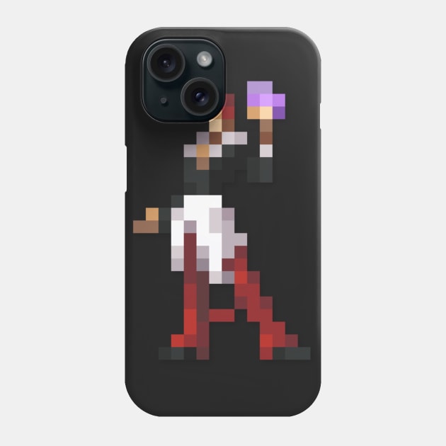 Iori low-res pixelart Phone Case by JinnPixel