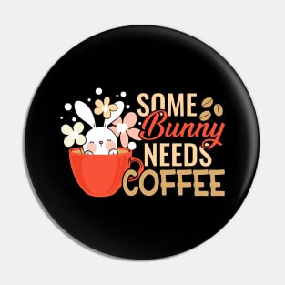 Some bunny needs coffee Pin