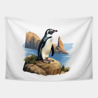 Galapagos Penguin Tapestry