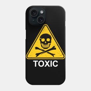 Toxic Sign - Skull & Crossbones Phone Case