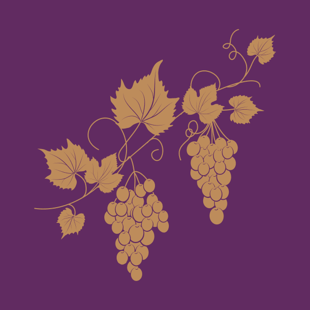 Cute Wine Grapes by SWON Design