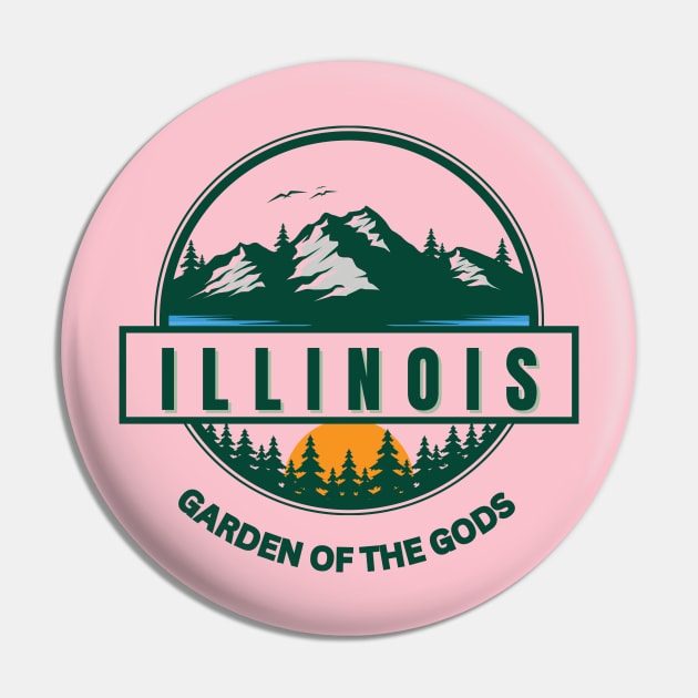 Garden of the gods, Illinois Pin by TeeText