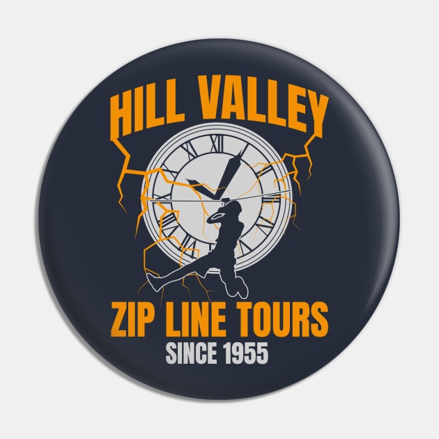 Back to the Future Hill Valley Zip Line Tours Pin by Meta Cortex