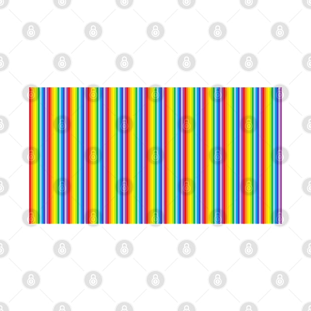 Rainbow Stripe Pattern by Wicca Fairy