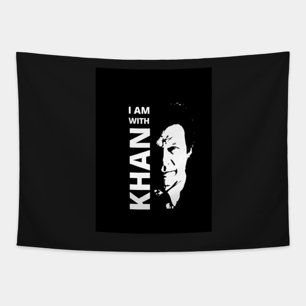 I Am Imran Khan Tapestry by Trendi-Design