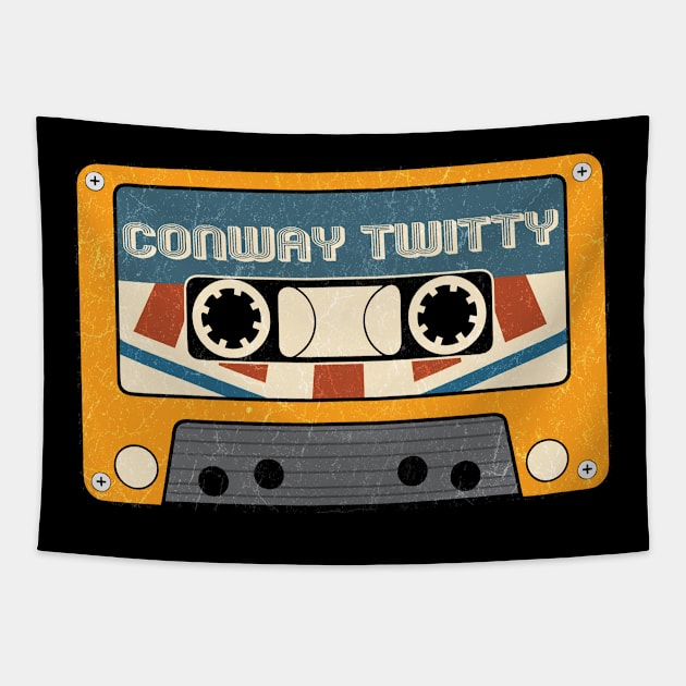 vintage Conway Twitty Tapestry by bardo_bardon