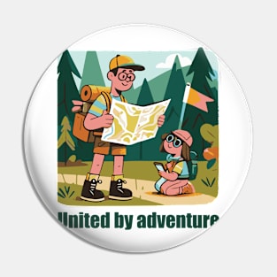 United by Adventure, Orienteering Pin