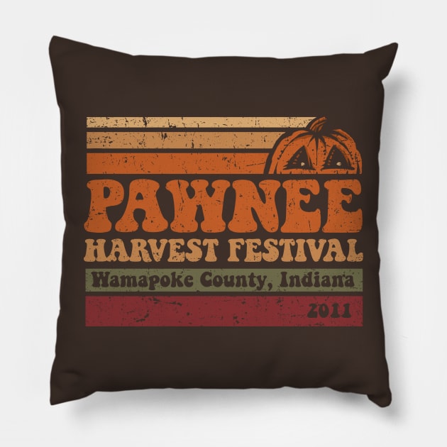 Pawnee Harvest Festival Pillow by kg07_shirts