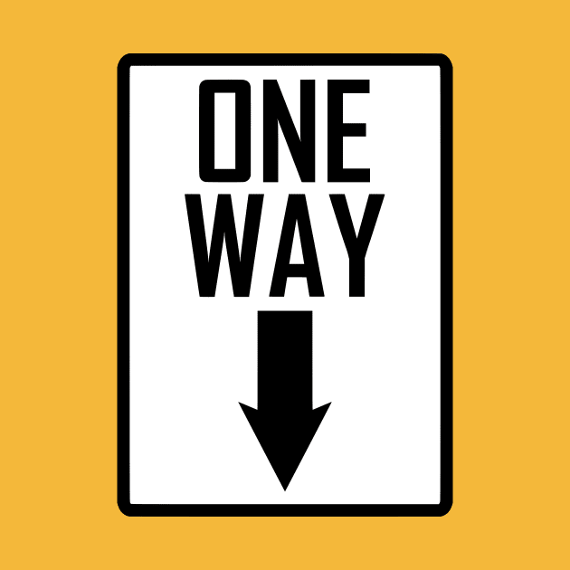 One way sign by RandomSorcery