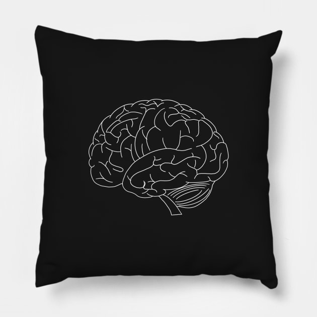 Anatomy Brain Pillow by Carries Design 