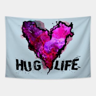 Hug Life - Pink Tapestry