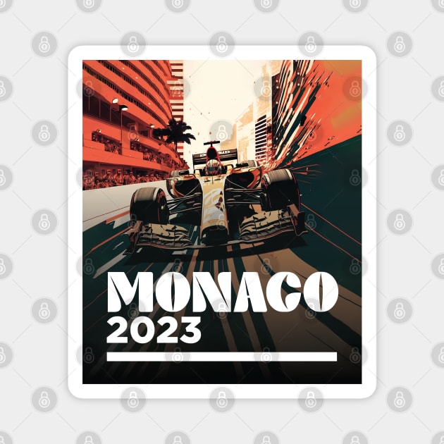 Monaco Formula One Magnet by nancysroom