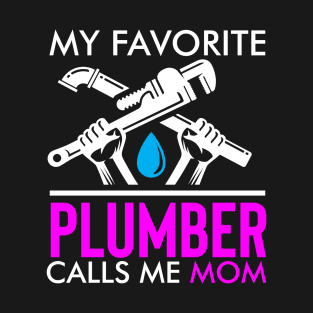 Plumber T-Shirt Gift For Plumber Funny Profession Occupation T-Shirt Plumbing Uniform Tee Shirt T-Shirt