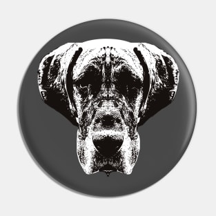 Great Dane - Dane Christmas Gifts Pin