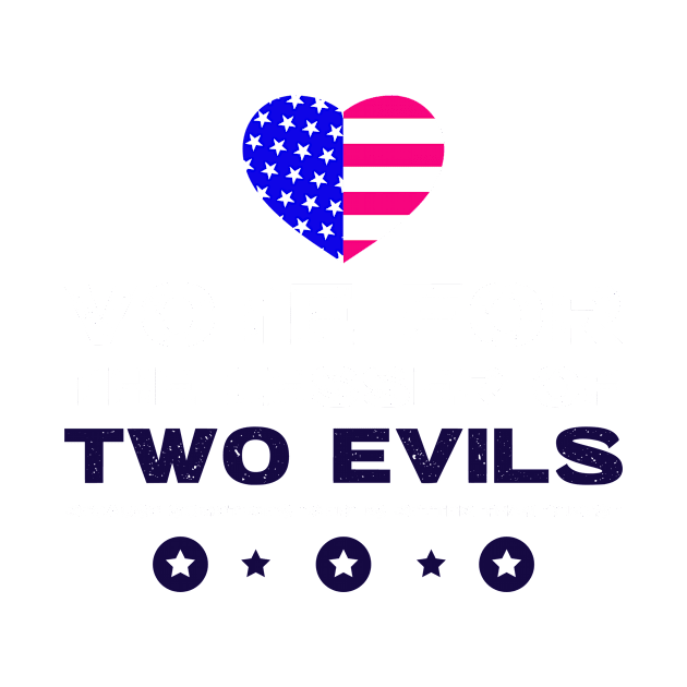 Vote for the Lesser of Two Evils. by Noetic Humor