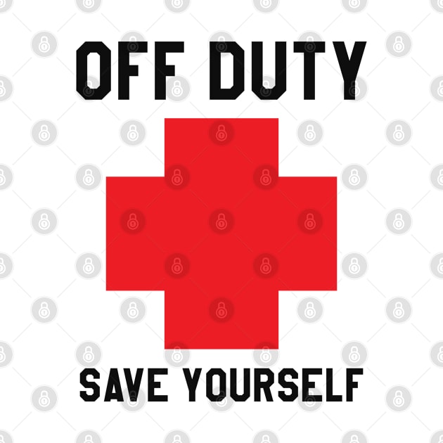 Lifeguard - Off duty save yourself by KC Happy Shop