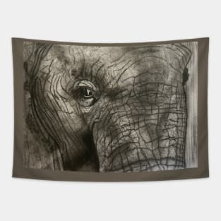 Elephant Sketch Tapestry