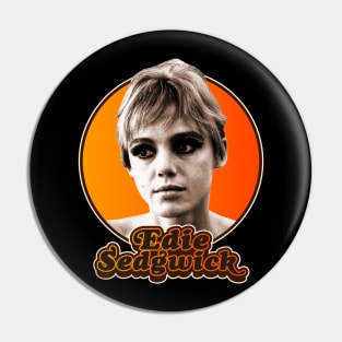 Retro Edie Sedgwick Tribute Pin