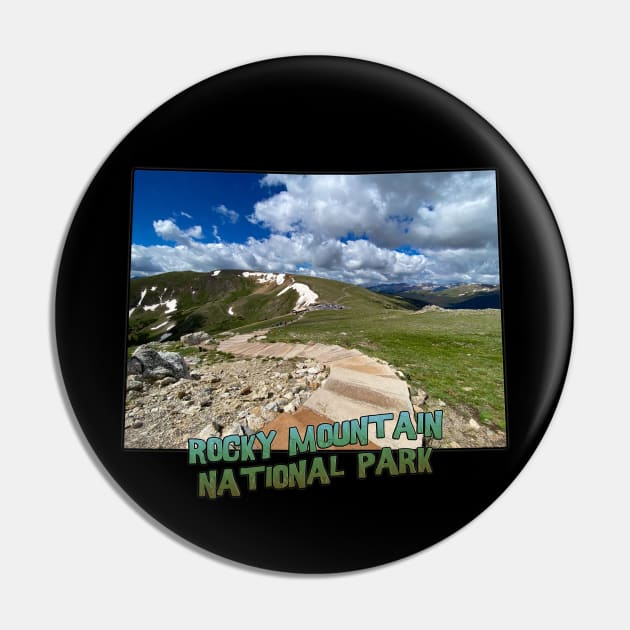 Colorado State Outline (Rocky Mountain National Park) Pin by gorff