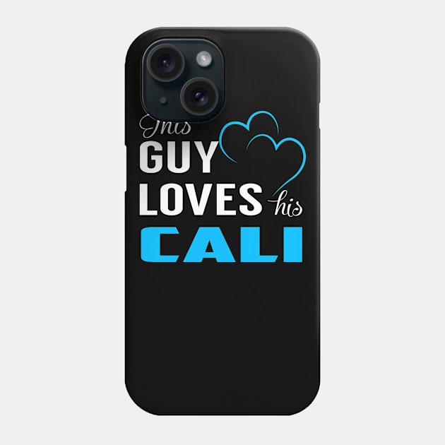 This Guy Loves His CALI Phone Case by TrudiWinogradqa