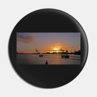 Townsville Port Sunrise Pin