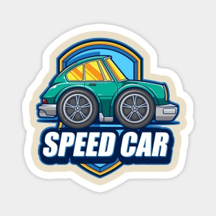 Speed Mini Car Magnet