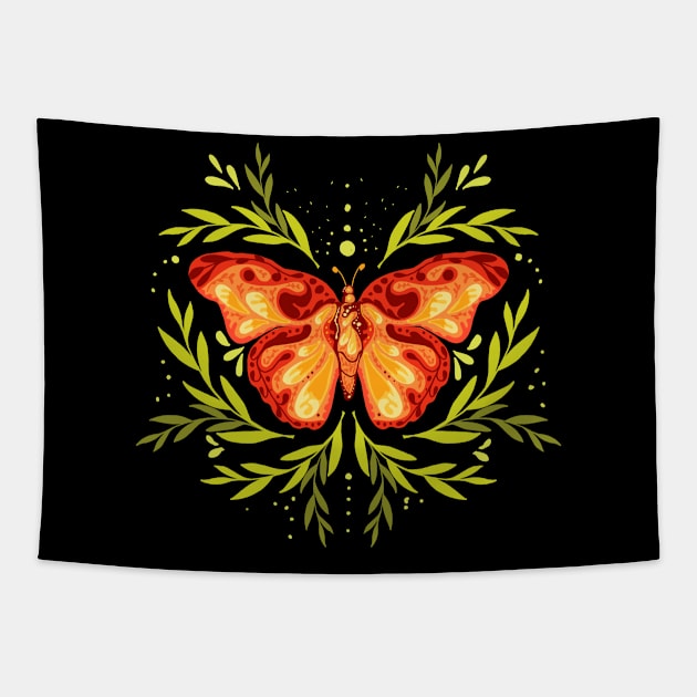 Transforn Butterfly Tapestry by Mitalim