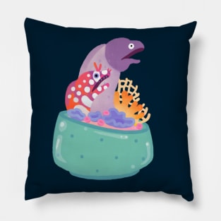 Eel flower pot 1 Pillow