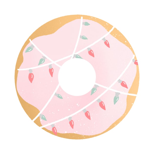 Pink christmas lights donut by Home Cyn Home 