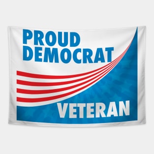 Proud Democrat Veteran Tapestry