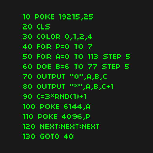 Middle Estern Tapestry BASIC program by Olipix