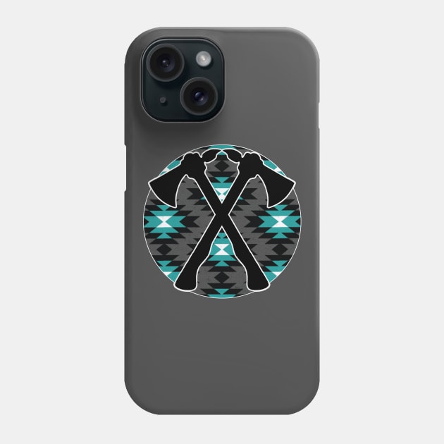 Tomahawk Pattern - 3 Phone Case by Brightfeather