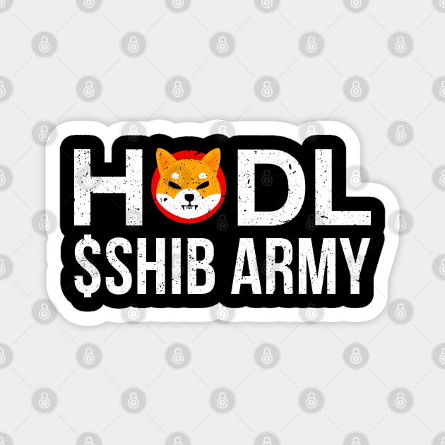 HODL SHIBA INU Coin Magnet by stuffbyjlim