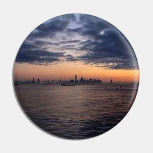 Manhattan Skyline Pin