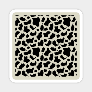 Cow Pattern Cat by Tobe Fonseca Magnet