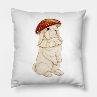 Fliegenpilz Kaninchen Pillow