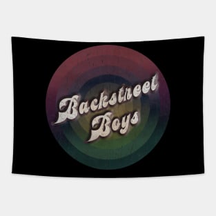 retro vintage circle Backstreet Boys Tapestry